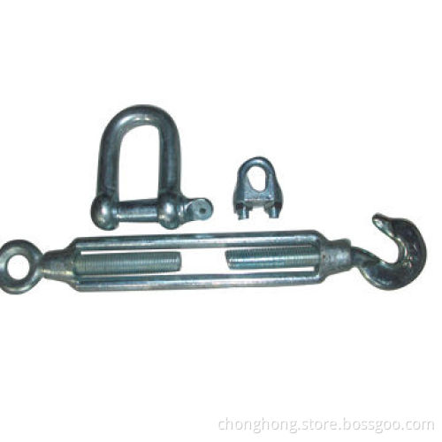 Hot-dipped Galvanized Rigging Hardware with Includes Hooks, Links, Shackles and Loading Binders